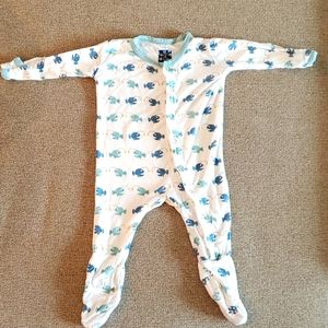KicKee Pants Footie Pajama Fold-over cuffs